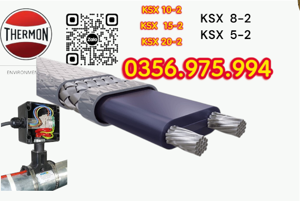 dây gia nhiệt thermon, htsx 20-2 oj, bsx 10 -2 foj, ksx 15-2 oj, Electric heat tracing, Self Regulaing Heating Cables Thermon, Heat Trace, Heat tracing, dây điện trở nhiệt, cáp sấy, cáp sưởi,