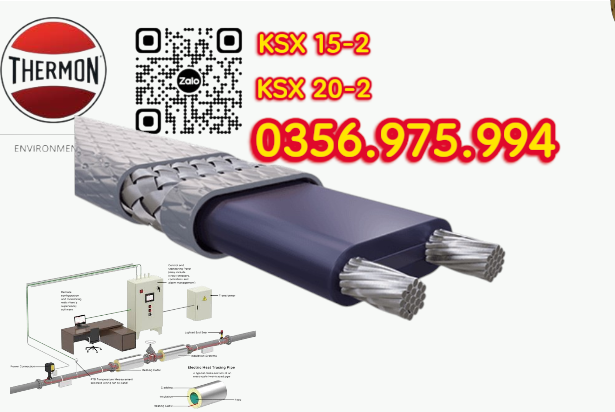 dây gia nhiệt thermon, htsx 20-2 oj, bsx 10 -2 foj, ksx 15-2 oj, Electric heat tracing, Self Regulaing Heating Cables Thermon, Heat Trace, Heat tracing, dây điện trở nhiệt, cáp sấy, cáp sưởi,