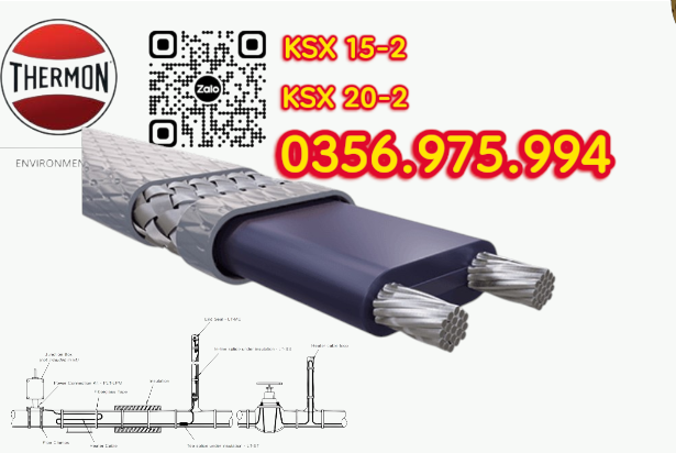 KSX 15-2 OJ cho hệ thống xử lý nước – Giải pháp Heat Tracing chống đóng băng và duy trì nhiệt độ hiệu quả 1 dây gia nhiệt thermon, htsx 20-2 oj, bsx 10 -2 foj, ksx 15-2 oj, Electric heat tracing, Self Regulaing Heating Cables Thermon, Heat Trace, Heat tracing, dây điện trở nhiệt, cáp sấy, cáp sưởi,