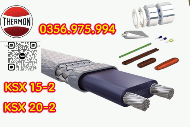 KSX 15-2 và phụ kiện 1 dây gia nhiệt thermon, htsx 20-2 oj, bsx 10 -2 foj, ksx 15-2 oj, Electric heat tracing, Self Regulaing Heating Cables Thermon, Heat Trace, Heat tracing, dây điện trở nhiệt, cáp sấy, cáp sưởi,