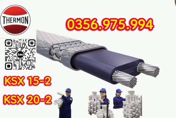 KSX 15-2 và phụ kiện 1 dây gia nhiệt thermon, htsx 20-2 oj, bsx 10 -2 foj, ksx 15-2 oj, Electric heat tracing, Self Regulaing Heating Cables Thermon, Heat Trace, Heat tracing, dây điện trở nhiệt, cáp sấy, cáp sưởi,