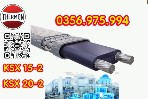 Dây gia nhiệt Thermon KSX 15-2 công nghệ Self-Regulating Heat Tracing 1 KSX 15-2 và phụ kiện 1 dây gia nhiệt thermon, htsx 20-2 oj, bsx 10 -2 foj, ksx 15-2 oj, Electric heat tracing, Self Regulaing Heating Cables Thermon, Heat Trace, Heat tracing, dây điện trở nhiệt, cáp sấy, cáp sưởi,
