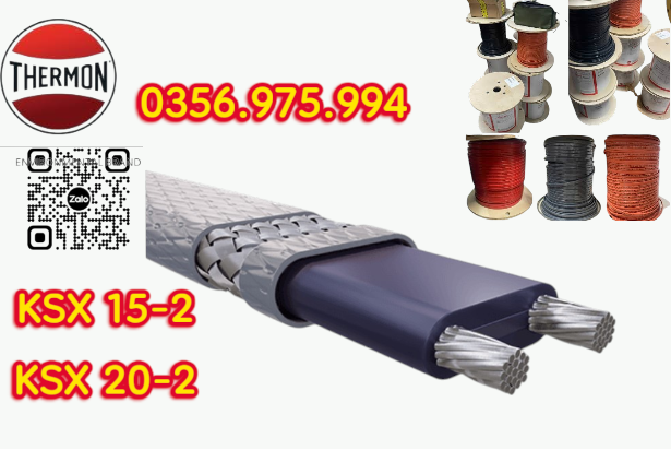 KSX 15-2 và phụ kiện 1 dây gia nhiệt thermon, htsx 20-2 oj, bsx 10 -2 foj, ksx 15-2 oj, Electric heat tracing, Self Regulaing Heating Cables Thermon, Heat Trace, Heat tracing, dây điện trở nhiệt, cáp sấy, cáp sưởi,