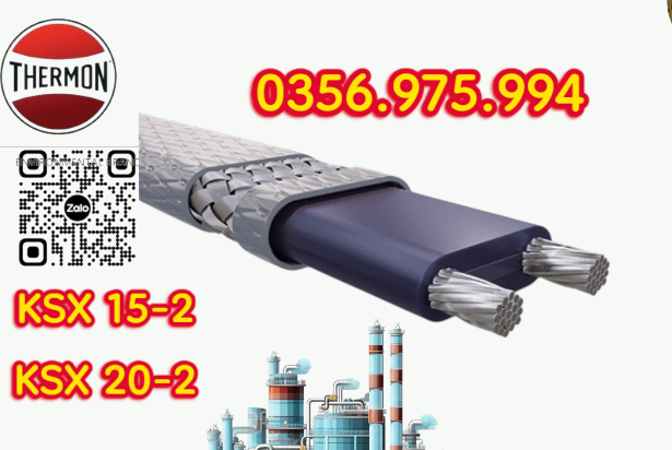 KSX 15-2 và phụ kiện 1 dây gia nhiệt thermon, htsx 20-2 oj, bsx 10 -2 foj, ksx 15-2 oj, Electric heat tracing, Self Regulaing Heating Cables Thermon, Heat Trace, Heat tracing, dây điện trở nhiệt, cáp sấy, cáp sưởi,