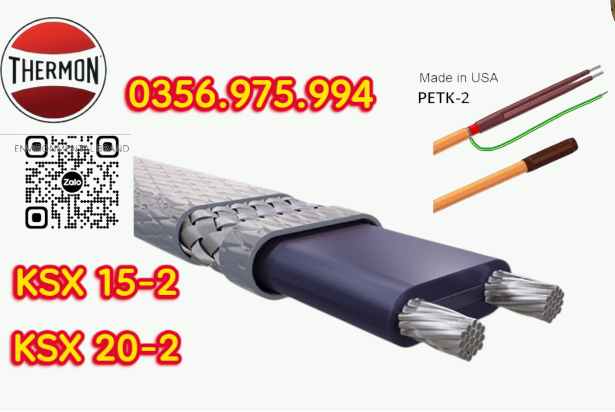 KSX 15-2 và phụ kiện 1 dây gia nhiệt thermon, htsx 20-2 oj, bsx 10 -2 foj, ksx 15-2 oj, Electric heat tracing, Self Regulaing Heating Cables Thermon, Heat Trace, Heat tracing, dây điện trở nhiệt, cáp sấy, cáp sưởi,